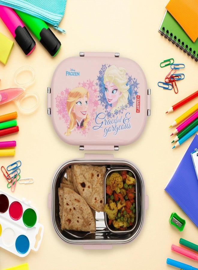 JAYPEE Inner Stainless Steel Insulated Lunch Box Topsteel Graceful & Gorgeous, Pink, 600 ml, Suitable for School Kids, Girls & Boys - Image 2